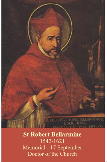 St. Robert Bellarmine Prayer Card